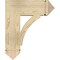 Ekena Millwork Thorton Arts & Crafts Rough Sawn Bracket, Douglas Fir, 6"W x 20"D x 24"H BKT06X20X24THR03RDF - alternate 4